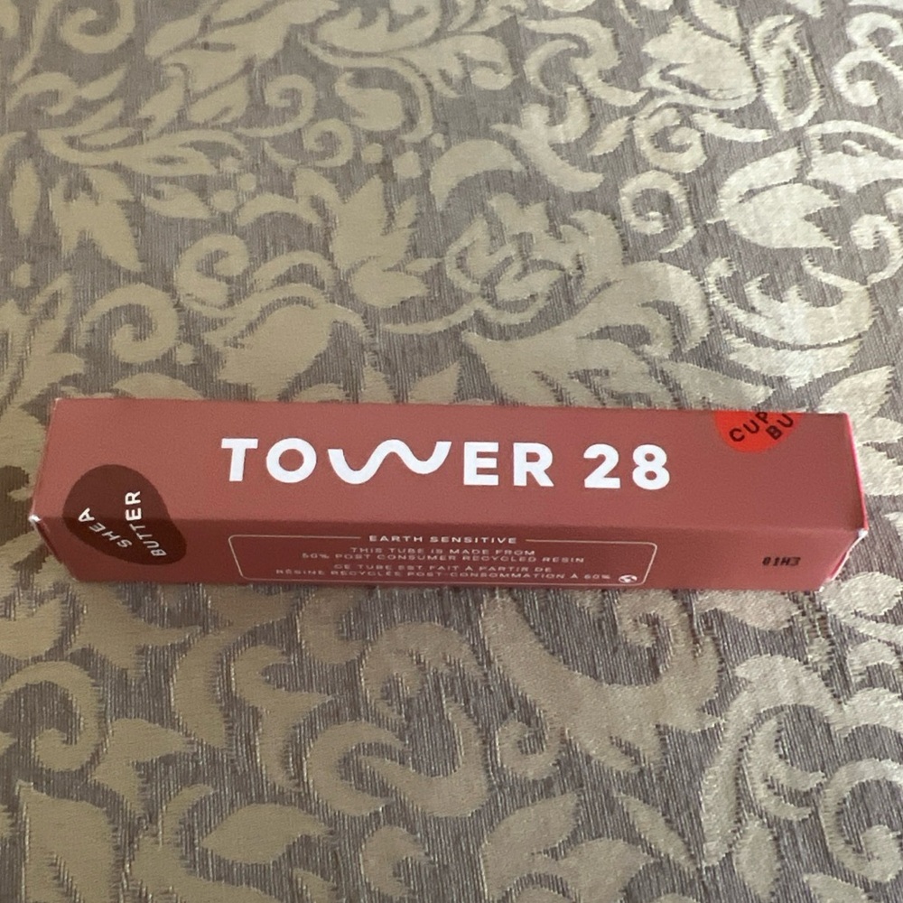 Tower 28 JuiceBalm Tinted Lip Balm in MIX (sheer nude) 2.7g/0.09 oz NIB.